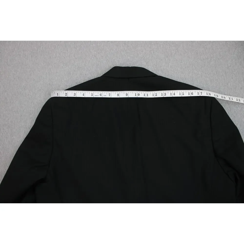 Michael Kors Suit Mens 42R Black 2 Piece 2 Button Notch Lapel 36x28 Pants